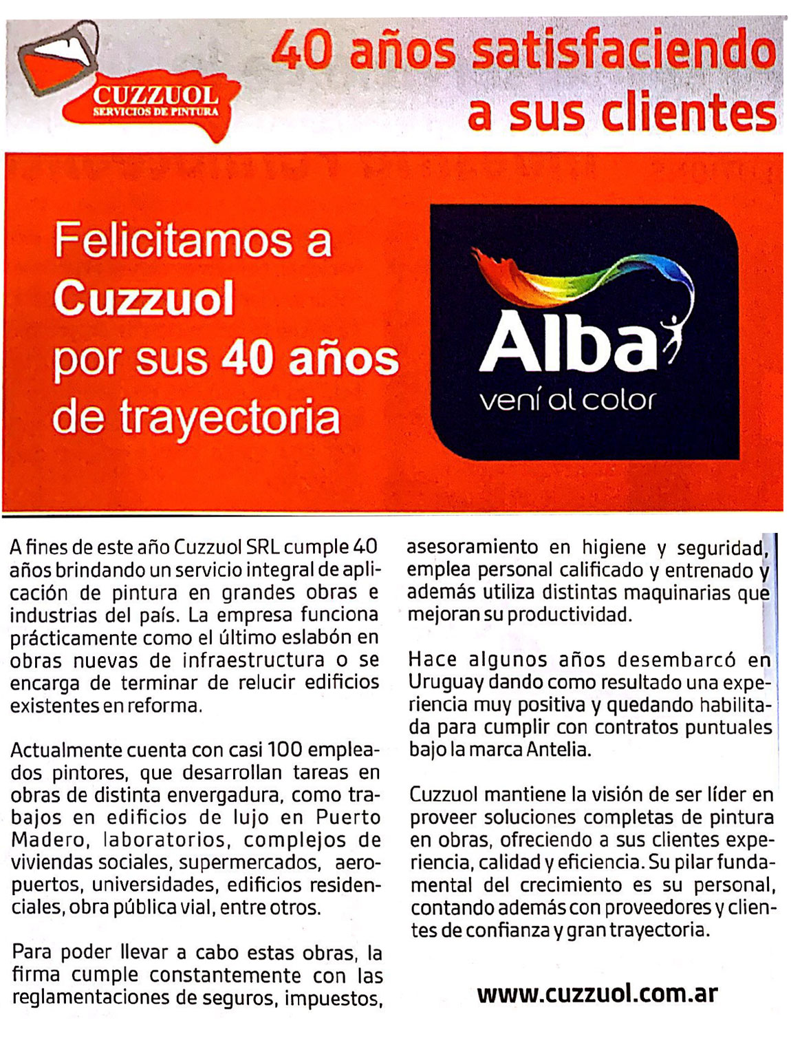 Prensa - Cuzzuol